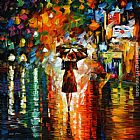 Afremov Paintings - RAIN PRINCESS by Leonid Afremov